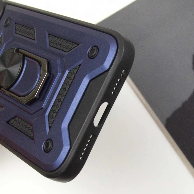 Протиударний чохол Serge Ring з захистом камери на Apple iPhone 11 (6.1") – Синій. Фото 6 з 8