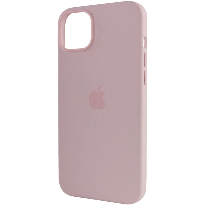 Чохол Silicone case (AAA) with Magsafe для Apple iPhone 14 Pro Max (6.7") – Рожевий / Chalk Pink. Фото 7 з 8
