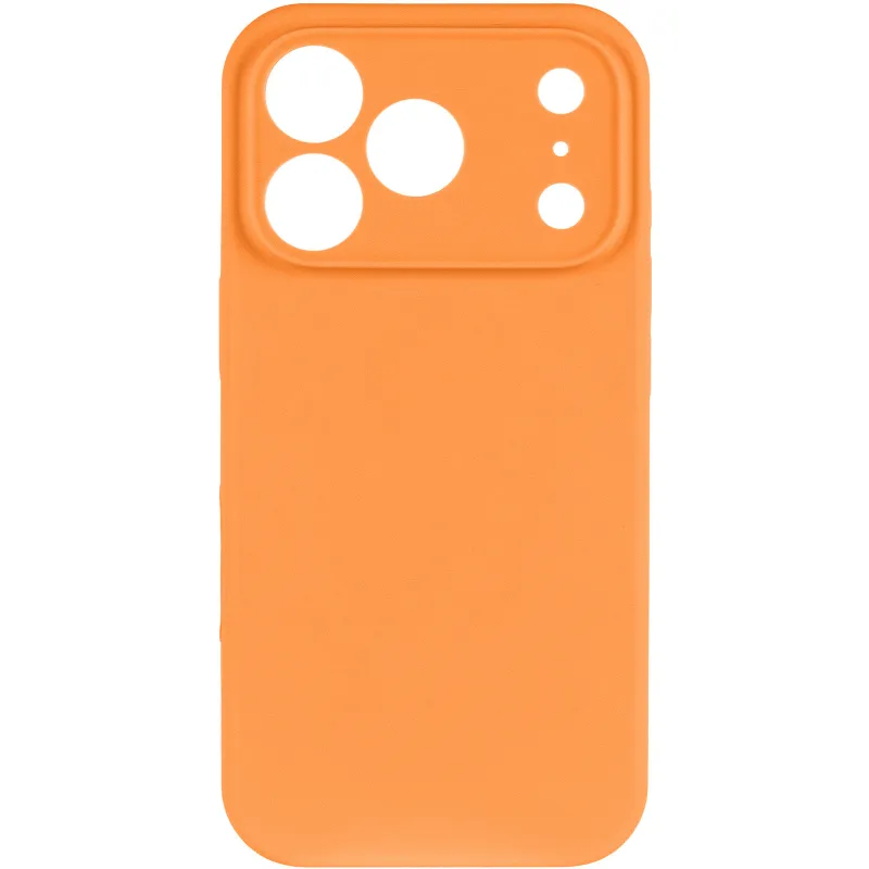Чехол Silk Full Camera Protective (AA) NO LOGO для Apple iPhone 17 Pro Max (6.9") – Оранжевый / Orange. Фото 2 из 2