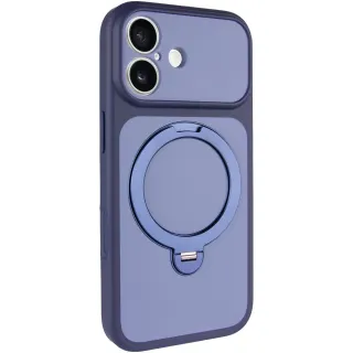 Чохол Ummi Full Camera with Magnetic Fit HQ Ring для Apple iPhone 17 (6.3") — Синій / Navy Blue