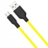 Дата кабель Hoco X21 Plus Silicone MicroUSB Cable (1m) – Black / Yellow. Фото 4 з 5