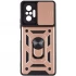 Ударопрочный чехол Serge Ring с защитой камеры для Xiaomi Redmi Note 10 Pro – Rose Gold. Фото 2 из 5