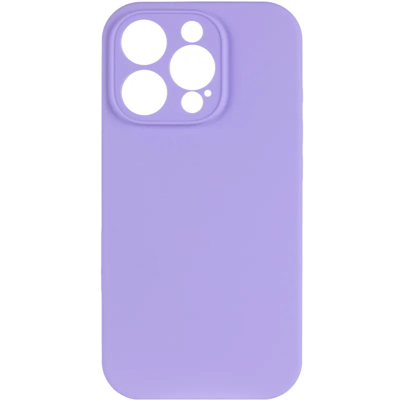 Чехол Silk Full Camera (AA) NO LOGO with Magnetic Fit для Apple iPhone 16 Pro – Сиреневый / Dasheen. Фото 2 из 4