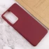 Кольоровий силіконовий чохол на Samsung Galaxy S21 Ultra – Бордовий. Фото 4 з 4