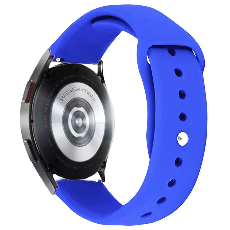 

Силиконовый ремешок Sport для Smart Watch 22mm (Синий / Capri Blue), Синій / capri blue