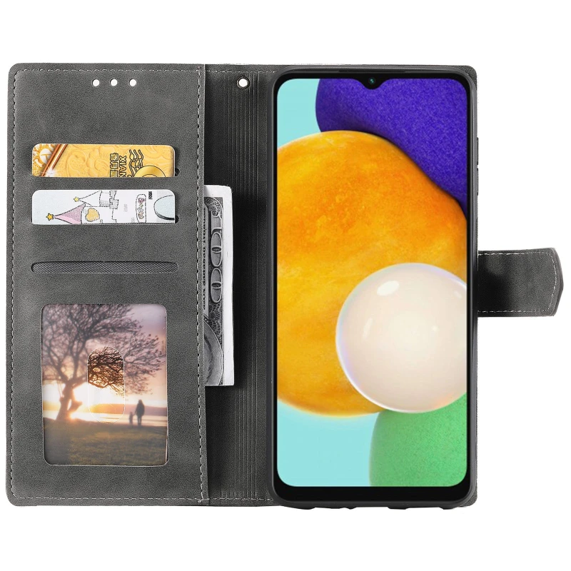 Шкіряний чохол-книжка Maverick Cover для Samsung Galaxy S26+ – Grey. Фото 3 з 5
