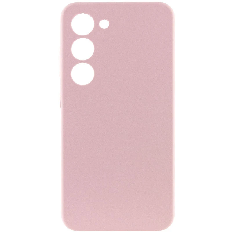 Чохол Silicone Case Lakshmi Premium із закритою камерою для Samsung Galaxy S24 FE – Рожевий / Pink Sand. Фото 1 з 17