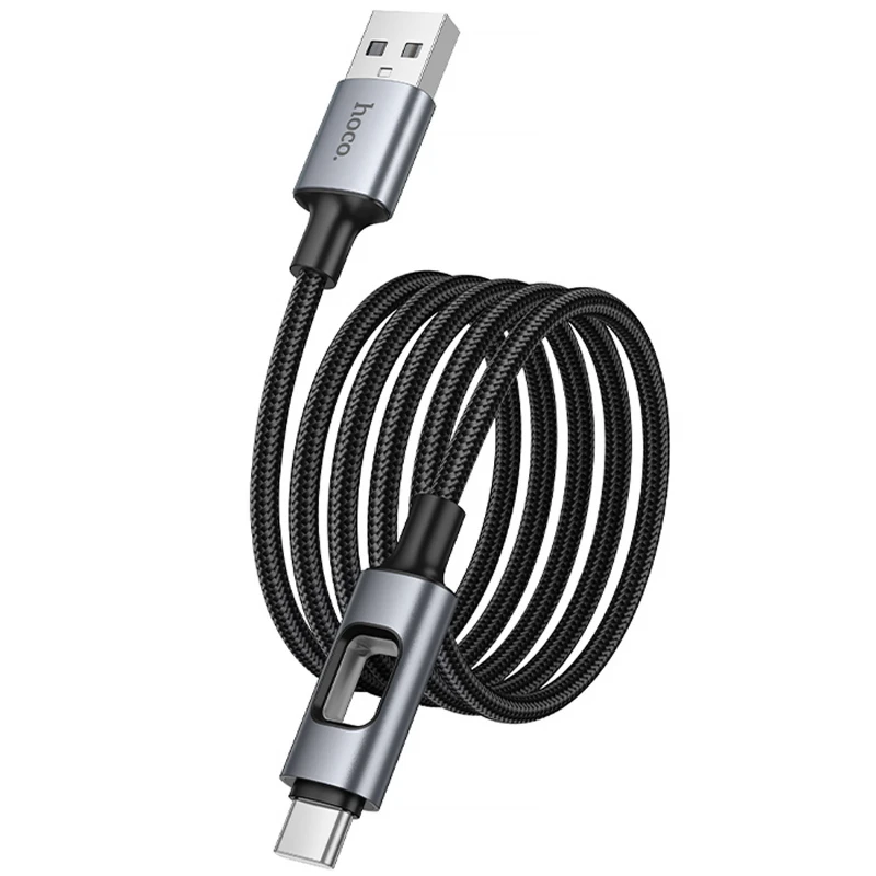 Дата кабель Hoco U144 New USB to Type-C 3A (1.2m) – Black. Фото 5 з 5
