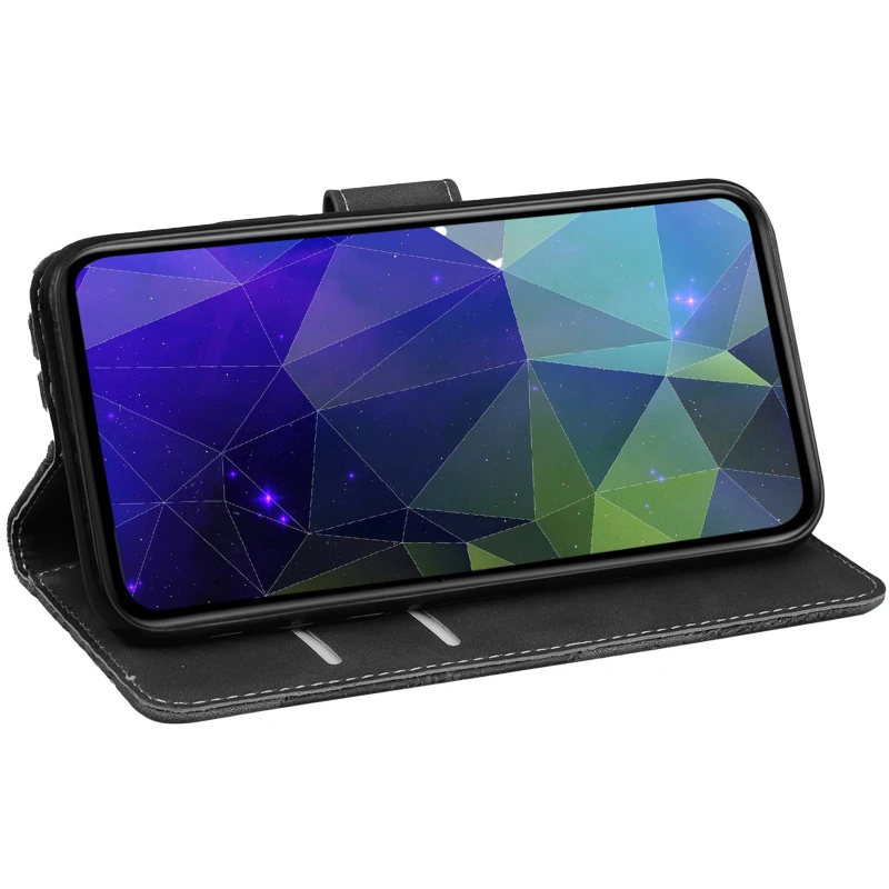 Кожаный чехол-книжка Tiger для Samsung Galaxy A26 5G – Black. Фото 4 из 5