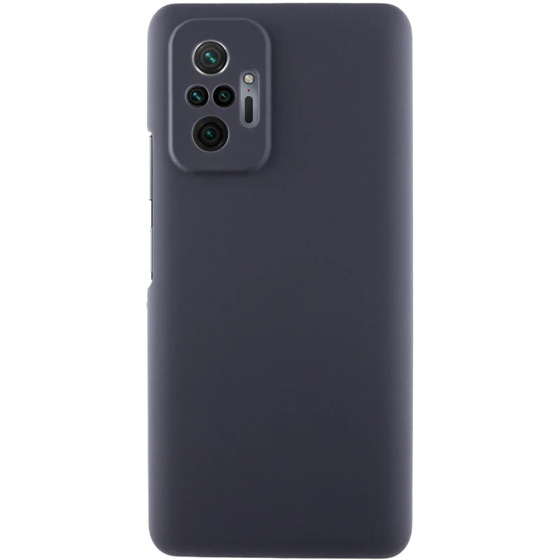 Чохол Silicone Case Lakshmi Premium із закритою камерою для Xiaomi Redmi Note 10 Pro – Сірий / Dark Gray. Фото 2 з 7