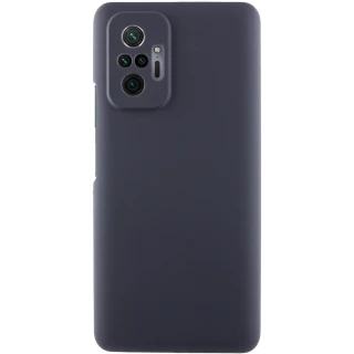 Чохол Silicone Case Lakshmi Premium із закритою камерою для Xiaomi Redmi Note 10 Pro — Сірий / Dark Gray