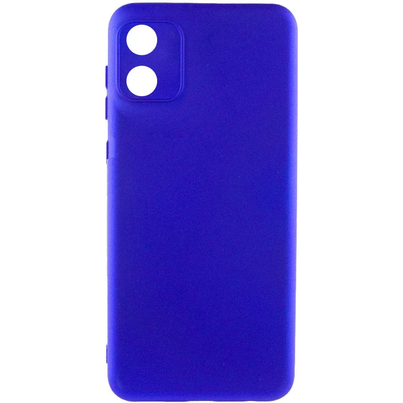 

Чехол Silicone Case Lakshmi с закрытой камерой для Motorola Moto E13 (Синий / Iris), Синій / iris