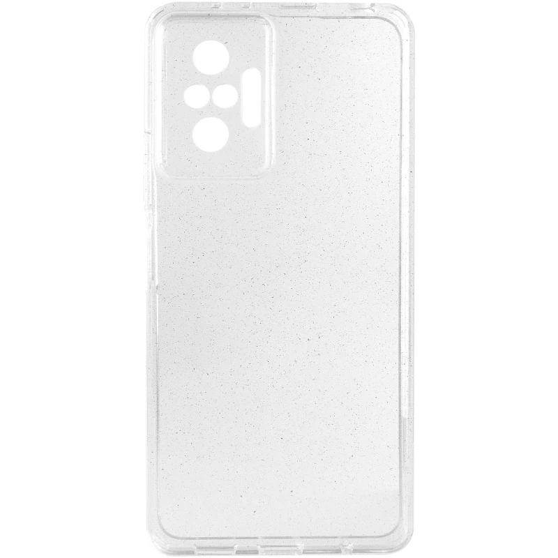 Блискучий силіконовий чохол на Xiaomi Redmi Note 10 Pro – Clear. Фото 4 з 10