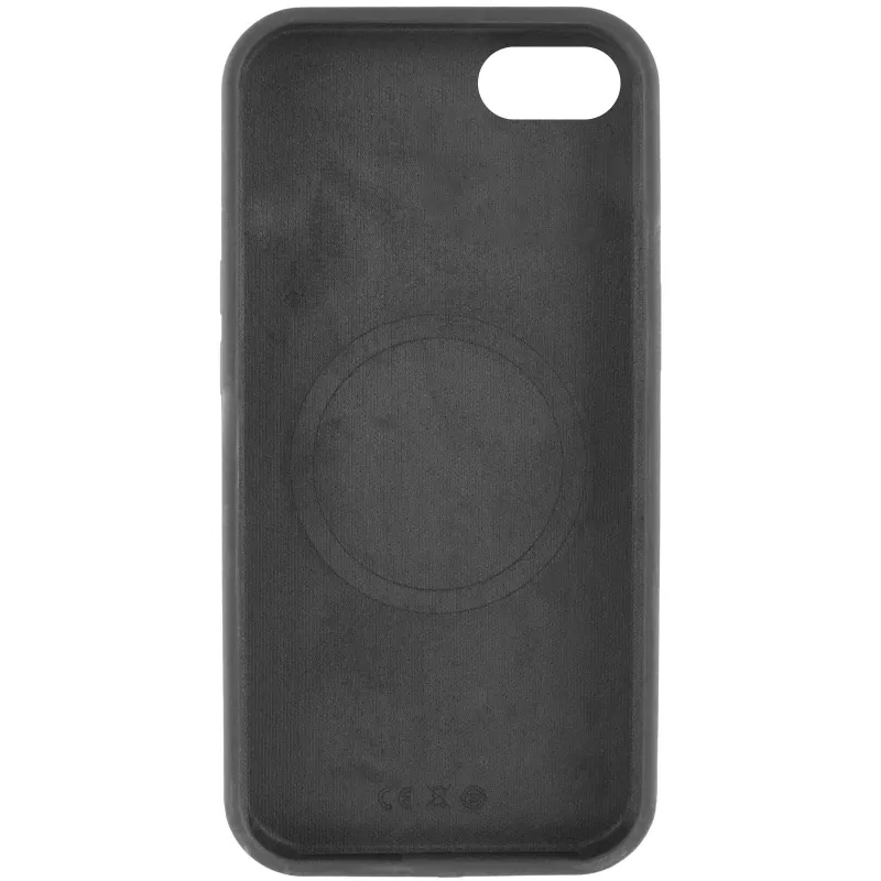 Чехол Silk Full Protective (AA) NO LOGO with Magnetic Fit для Apple iPhone 17e (6.1") – Черный / Black. Фото 4 из 5