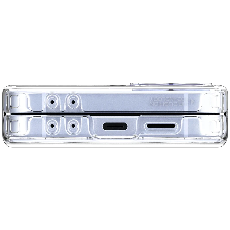 Чехол SGP Ultra Hybrid (MagFit) для Samsung Galaxy Z Flip7 FE – Прозрачный. Фото 11 из 11