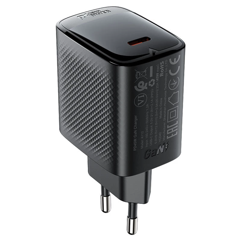 МЗП Acefast A112 GaN PD45W (1USB-C) фото 1 з 1