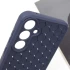 Силиконовый чехол сотами для Samsung Galaxy A35 – Темно-синий / Midnight blue. Фото 6 из 7