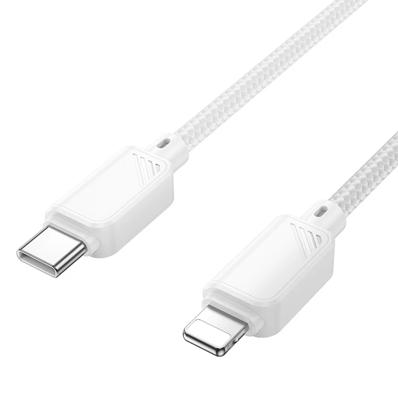 Дата кабель Hoco X113 Beneficio Type-C to Lightning (1m) – White. Фото 3 з 3