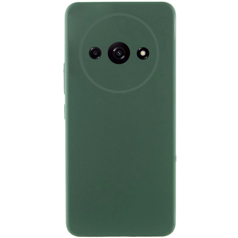 Чохол Silicone Case Lakshmi Premium із закритою камерою для Xiaomi Redmi A3 – Зелений / Cyprus Green. Фото 1 з 3