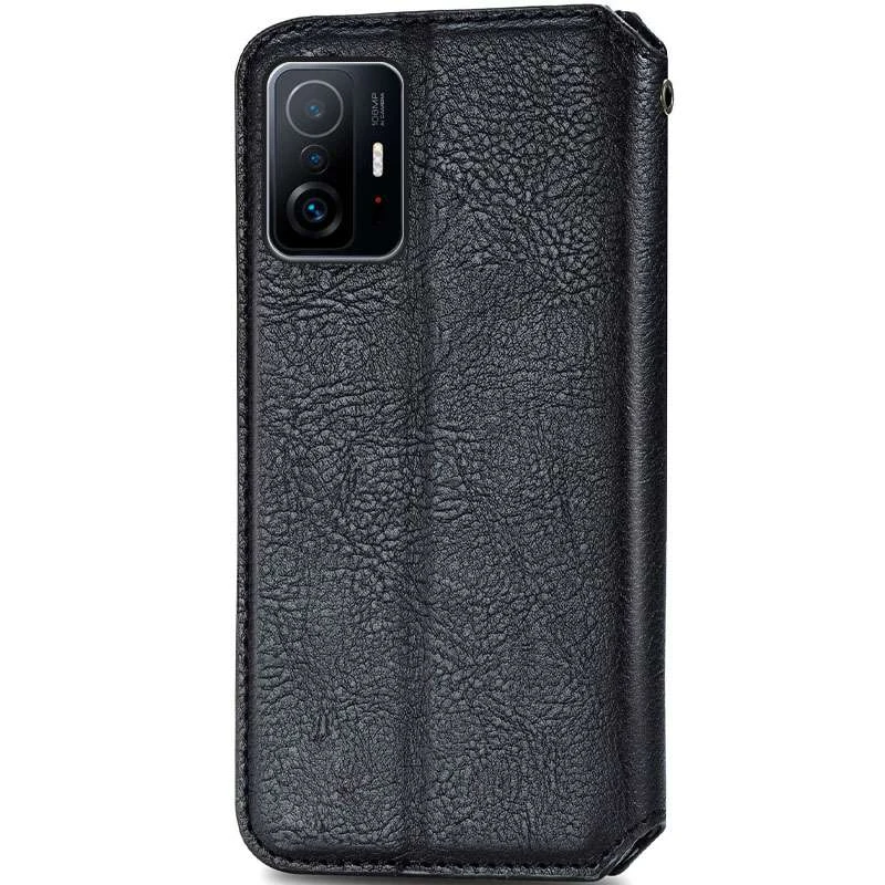Чохол книжка GETMAN Cubic для Xiaomi 11T / 11T Pro – Чорний. Фото 4 з 5