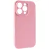 Чехол Silk Full Camera (AA) NO LOGO with Magnetic Fit для Apple iPhone 16 Pro – Розовый / Light pink. Фото 1 из 4