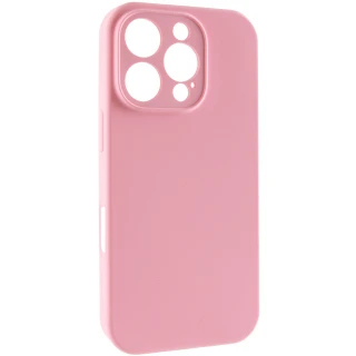 Чехол Silk Full Camera Protective (AA) NO LOGO для Apple iPhone 16 Pro — Розовый / Light pink