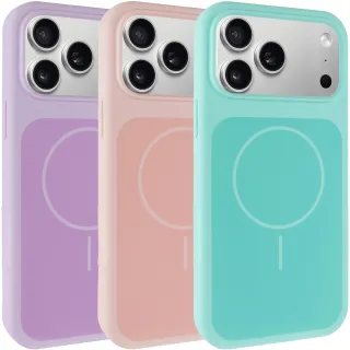 Чехол Silk Duo Color (AA) NO LOGO with Magnetic Fit для Apple iPhone 17 Pro Max (6.9")