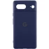 Чехол Silicone Case Lakshmi Premium L с закрытой камерой для Google Pixel 8 – Темно-синий / Midnight blue. Фото 2 из 4