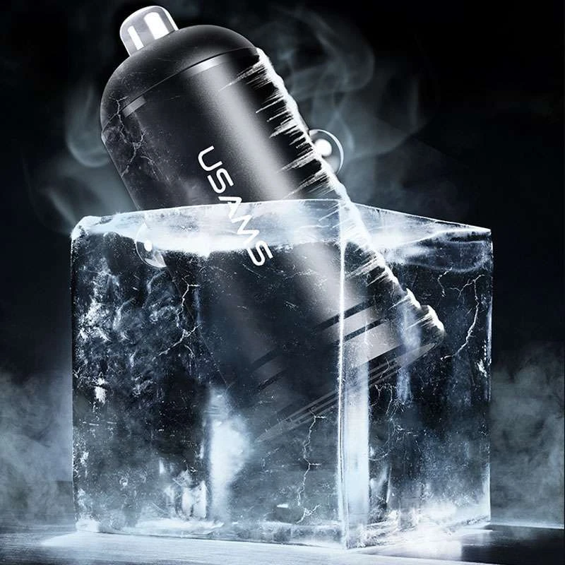 АЗУ Usams US-CC114 C20  Dual USB Mini – Черный. Фото 5 из 8