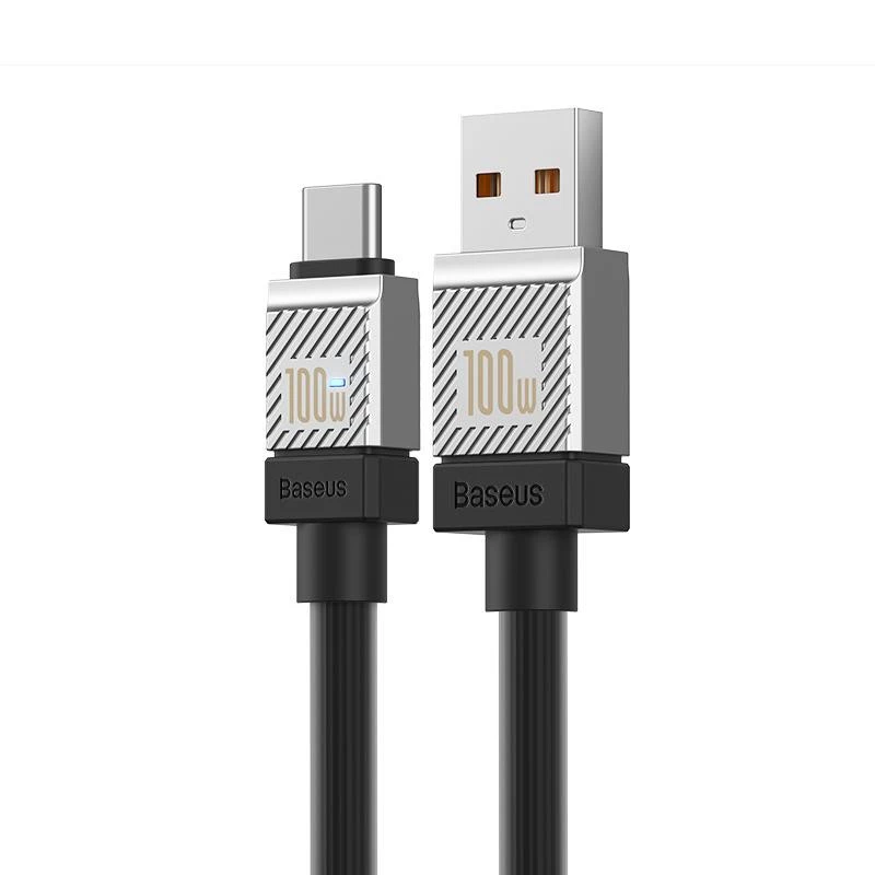 Дата кабель Baseus CoolPlay Series USB to Type-C 100W (1m) (CAKW00060) – Black. Фото 4 из 4