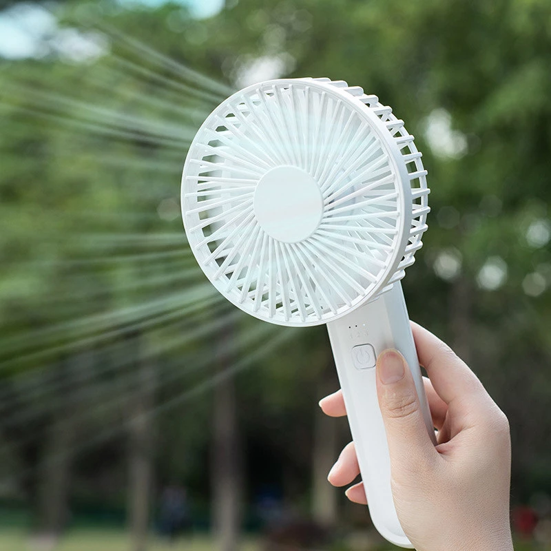 Портативний вентилятор K37 з затискачем 2000mAh – White. Фото 2 з 8