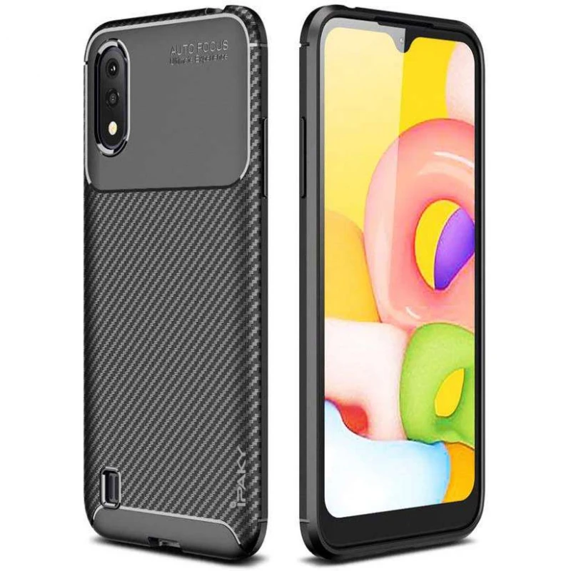 

Силіконовий чохол iPaky Kaisy на Samsung Galaxy A01 (Чорний)