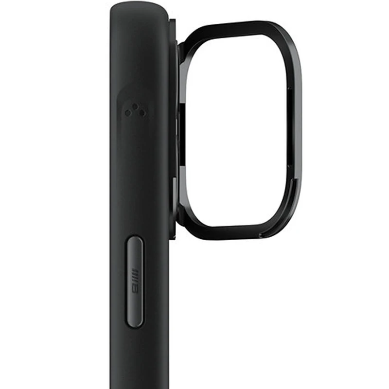 TPU+PC чохол Blueo Frosted Heat Dissipation Stand with MagSafe Apple iPhone 16 Pro Max – Чорний / Black. Фото 4 з 4