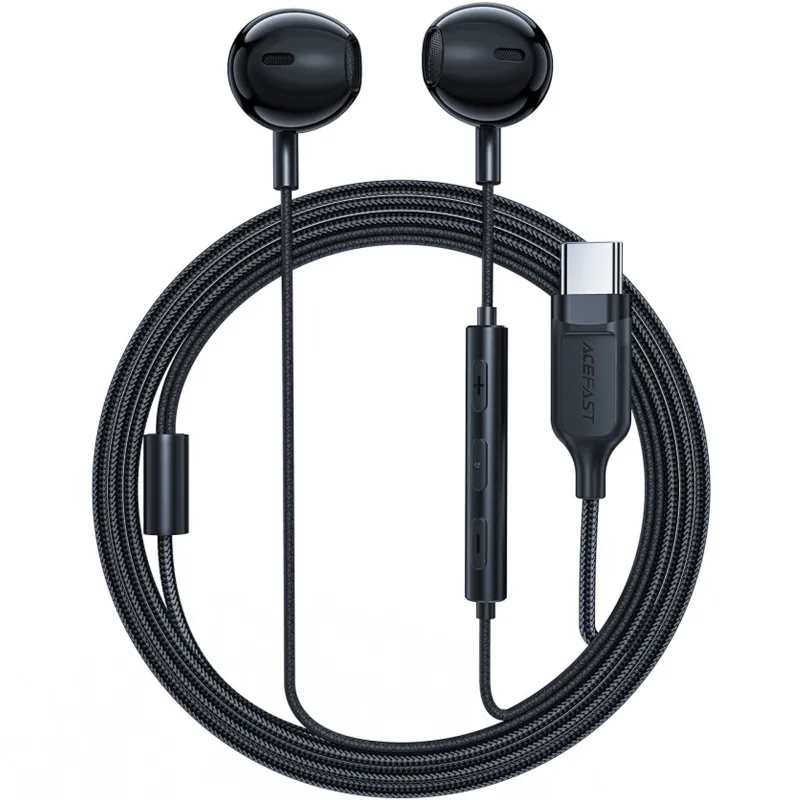 Навушники Acefast L2 (Type-C/1.2m) – Black. Фото 3 з 4