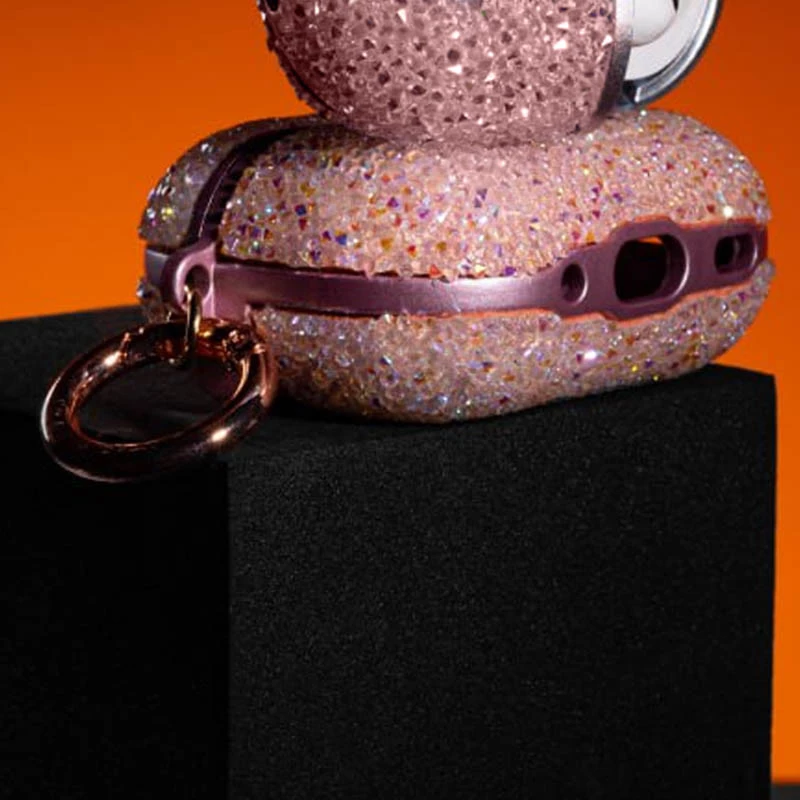 TPU чохол Bling World Rock Diamond для навушників AirPods 3 – Рожевий. Фото 6 з 6