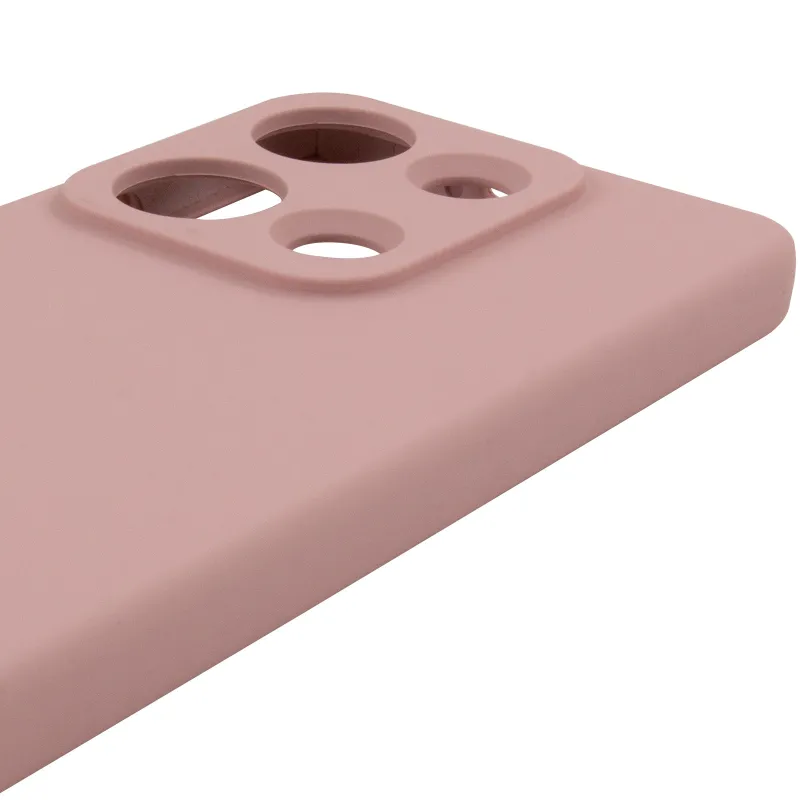 Чохол Silicone Case Lakshmi Premium із закритою камерою для Xiaomi Redmi Note 14S – Рожевий / Pink Sand. Фото 7 з 8