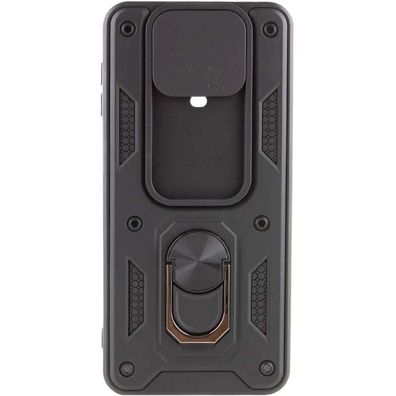 Ударопрочный чехол Serge Ring с защитой камеры для Xiaomi Redmi Note 9s / Note 9 Pro / Note 9 Pro Max – Черный. Фото 3 из 6