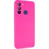 Чехол Silicone Case Lakshmi Premium з закритою камерою на TECNO Pop 5 LTE – Розовый / Barbie pink. Фото 1 из 8