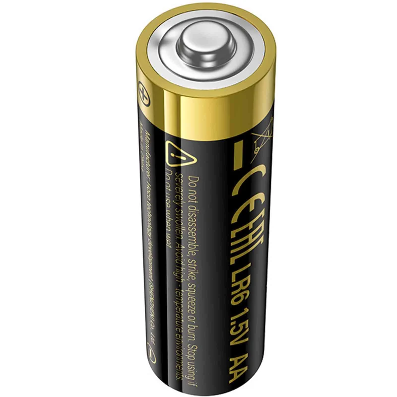 Батарейки Hoco JA1B AA (LR6) Alkaline 4 pcs – Black. Фото 4 из 6