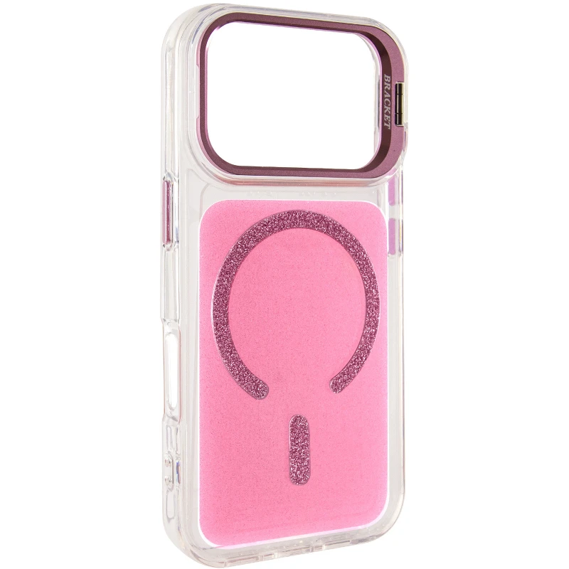 Чохол TPU+PC Jewel Sparkle with MagSafe для Apple iPhone 17 Pro (6.3") – Pink Ruby. Фото 2 з 8
