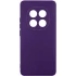 Кольоровий силіконовий чохол GETMAN із закритою камерою для Xiaomi Redmi Note 14 Pro 4G – Темно фіолетовий / Dark Purple. Фото 1 з 1