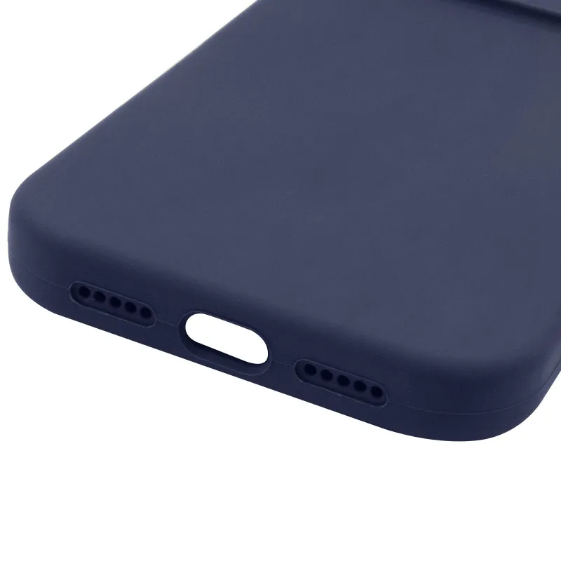 Чехол Silk Full Camera Protective (AA) NO LOGO для Apple iPhone 17 Pro Max (6.9") – Темно-синий / Midnight blue. Фото 5 из 5
