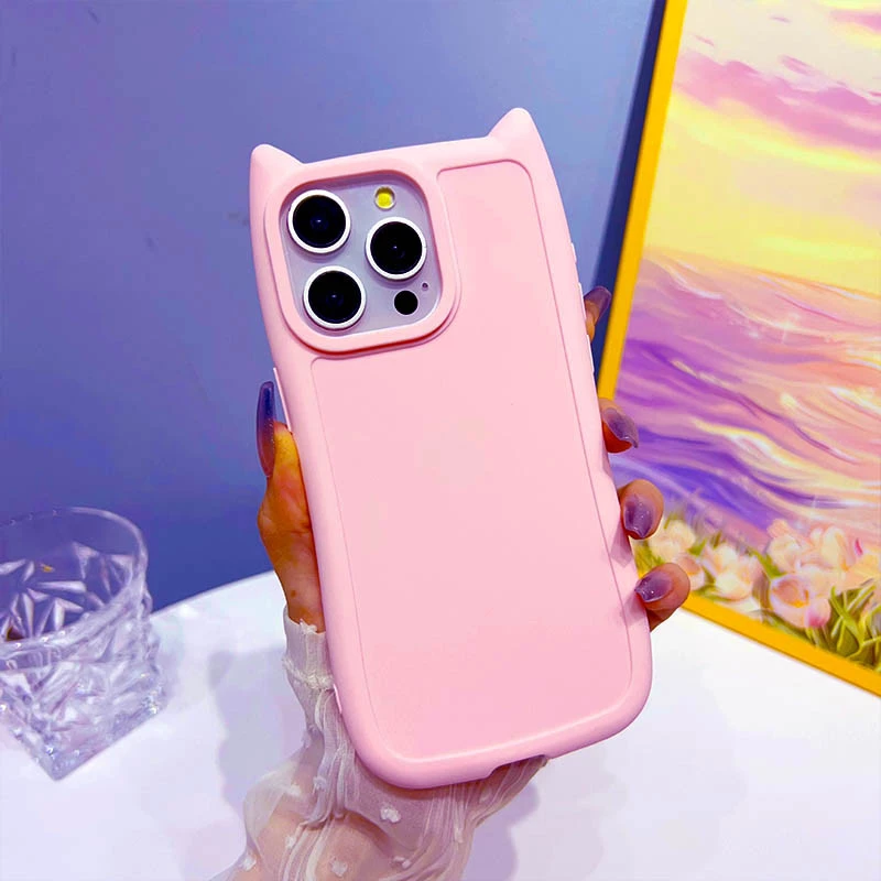 Чехол Kitty with straps для Apple iPhone 14 Pro Max (6.7") – Pink. Фото 7 из 7