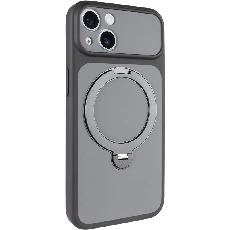 Чехол Ummi Full Camera with Magnetic Fit HQ Ring для Apple iPhone 14 (6.1") – Black. Фото 2 из 10
