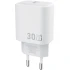 МЗП WIWU G008 Essen PD30W GaN (1USB-C) – White. Фото 5 з 5