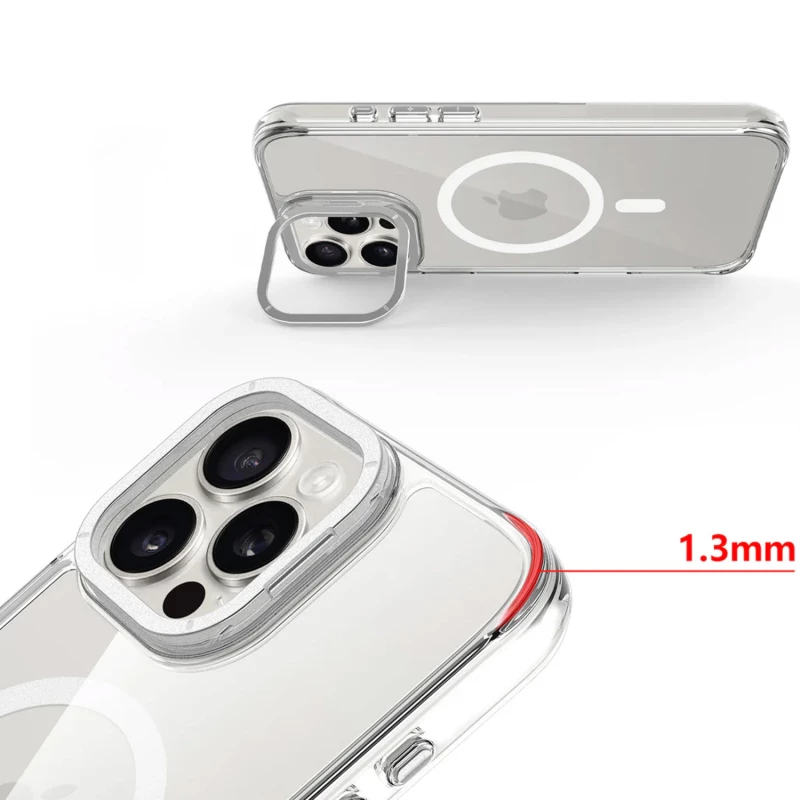 Чехол Space Case Peak with MagSafe Apple iPhone 16 Pro Max – silver. Фото 3 из 9