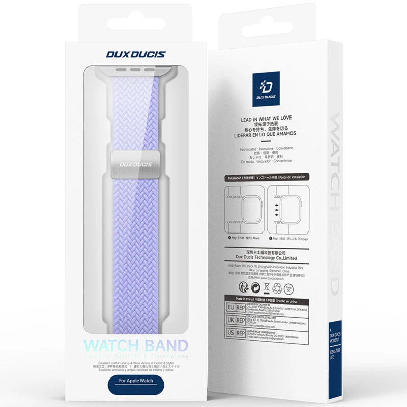 Ремінець Dux Ducis Mixture Ultra для Apple Watch 38/40/41/42mm(ser.10) – Misty Purple. Фото 6 з 8