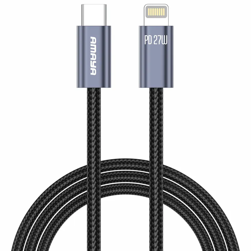 Дата кабель Amaya 62CL Type-C to Lightning 27W (2m) – Gray. Фото 1 з 2