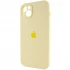 Чехол Silicone Case с защитой камеры для Apple iPhone 13 (6.1") – Желтый / Mellow Yellow. Фото 4 из 8