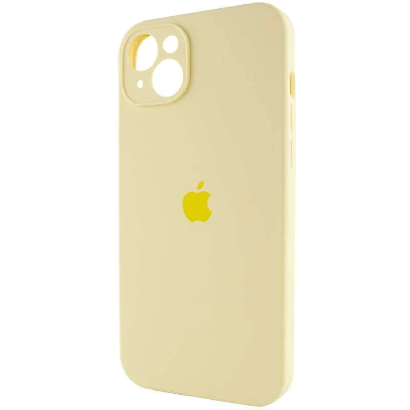 Чехол Silicone Case с защитой камеры для Apple iPhone 14 Plus (6.7") – Желтый / Mellow Yellow. Фото 4 из 8